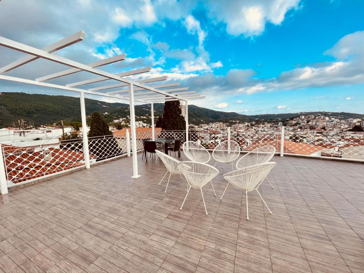 Mare Gaia Apartments Szkiáthosz Kültér fotó