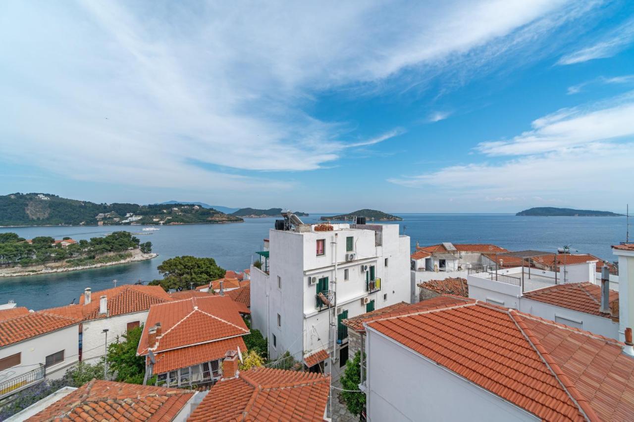 Mare Gaia Apartments Szkiáthosz Kültér fotó