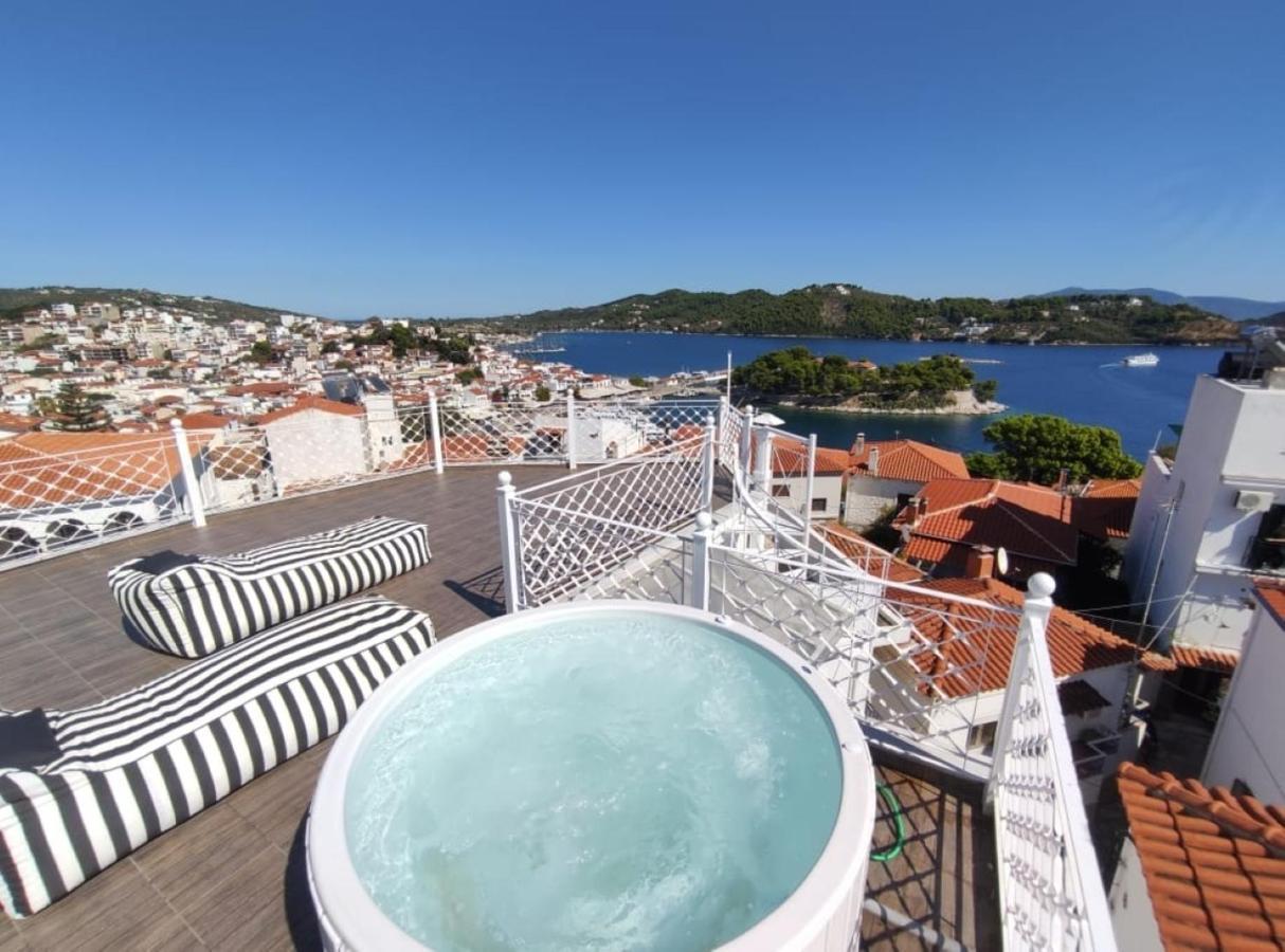 Mare Gaia Apartments Szkiáthosz Kültér fotó