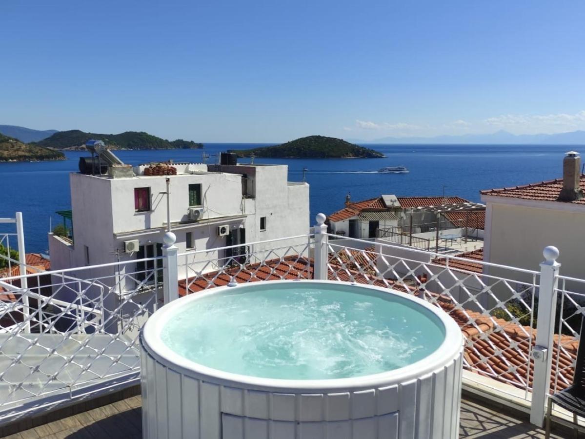 Mare Gaia Apartments Szkiáthosz Kültér fotó